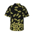thumbnail image 3 of Avocado Hawaiian Shirts For Men, Summer Short-Sleeve Relaxed-Fit Button-Down Shirts 3x-Large, 3 of 9
