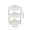 White, variant on Spice Rack Countertop Organizer, Triangular 3 Tier Plastic Shelf, Corner Storage for Kitchen Bathroom Vanity, Desktop Organizer
