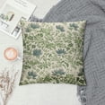 thumbnail image 2 of COMIO Sage Green Floral Pillow Covers Spring Vintage Rustic Old Style Cute Flower Green Cream Print Decorative Outdoor Pillowcases Farmhouse Throw Cushion Case Decor for Couch Sofa Bed, 2 of 5