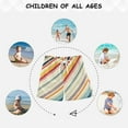 thumbnail image 6 of FORMRS Boys Swim Trunks Quick Dry Mesh Liner Boardshorts Sizes XS-XL, Striped Pattern, 6 of 7