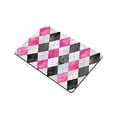 thumbnail image 2 of MKHERT Argyle Decor Classic Elegant Latticework Plaid Gray Pink Doormat Rug Home Decor Floor Mat Bath Mat 23.6x15.7 inch, 2 of 3