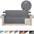 thumbnail image 5 of brillar Fundas universales para sofá para mascotas, impermeables, antideslizantes, fundas protectoras para muebles, color negro, 1 plaza, subaoe, 5 of 5