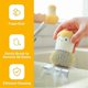 thumbnail image 3 of Eggshell Chicken Shaped Cleaning Brush Detachable Cleaning Ball for Cleaning Kitchen Kitchen Multipu, 3 of 5