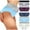 Multicolor, variant on Scyoekwg 5 Pack Comfort Women Cotton Underwear Soft Breathable Panties Mid Waisted Stretchy Briefs Ladies Briefs Multipack Multicolor XL