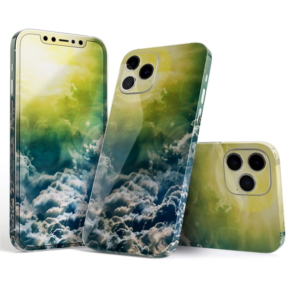 DesignSkinz Bright Sun Over Cloud-Magic Full-Body Skin Decal Wrap Cover for iPhone 16