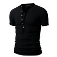 thumbnail image 1 of T-shirt à Manches Courtes Col en V pour Hommes Décontracté, 1 of 2