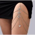 thumbnail image 2 of Sexy cuerpo cadena insecto mariposa pierna cadena playa estilo Metal multicapa muslo cadena joyería para mujer JAMW Sencillez, 2 of 5