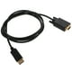 thumbnail image 5 of Cable Displayport a Vga para conectar una computadora de escritorio o portátil a un monitor o proyector Cable de video para pantalla transparente de 1080p Puerto de pantalla de 1,8 m, 5 of 6