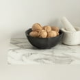 thumbnail image 3 of Kate and Laurel Havlock Modern Faux Marble Floating Shelves, Set of 2, 22 x 6, White, Transitional Functional Bathroom and Kitchen Shelves for Dorm Storage or Apartment Decor, 3 of 9