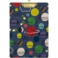thumbnail image 2 of FMSHPON Space Planet Shooting Star Clipboard Hardboard Wood Nursing Clip Board and Pull for Standard A4 Letter 13x9 inches, 2 of 5