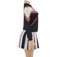thumbnail image 4 of Women's Spartan Cheerleader Dress Female Cheerleader Uniform Dress Full Set, 4 of 7