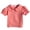 Hot Pink, variant on YunPes Kid Girls Peter Pan Collar Top Short Sleeve Solid Color Casual Basic Tee Shirt Blouse Puff Short Sleeve T-Shirt Birthday