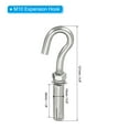 thumbnail image 2 of Uxcell Expansion Hook M10 304 Stainless Steel Concrete Wall Hook Screw Hooks Anchoring Silver 2 Pack, 2 of 5