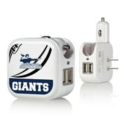 New York Giants 2-in-1 Pastime Design USB Charger