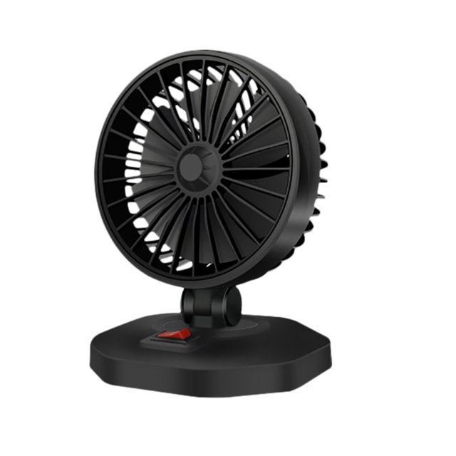 12V/24V/5V Cooler Fan Ventilador de automóvil de doble cabezal para carretilla elevadora (24V) JShteea Accesorios para autos y motos