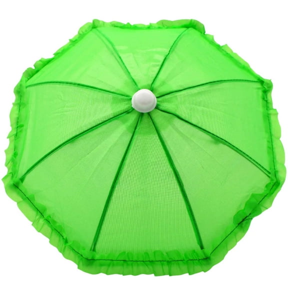 Green Umbrella with Ruffle 5" (Each)
