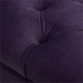 thumbnail image 4 of Alma Tufted Flared Arm Entryway Bench Purple, 4 of 11