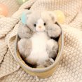 thumbnail image 3 of XUYAN Nice Stuffed Realistic Cats In Basket Doll Toy Mini Woven Cat Decor for Room Hand for Baby Kids Girls Birthday for 1-3 Year Old boys and girls babies toddlers, 3 of 3