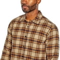 thumbnail image 4 of Eddie Bauer Men's Button Down Long Sleeve Cotton Bristol Flannel (Khaki Plaid, S), 4 of 4