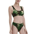 thumbnail image 2 of Daiia Camouflage Skull printed 2 piece Swimsuit Bikinis for Women High Waisted Racerback Bathing Suits Summer Tummy Control Scoop Neck Swimwear-XX-Large, 2 of 8
