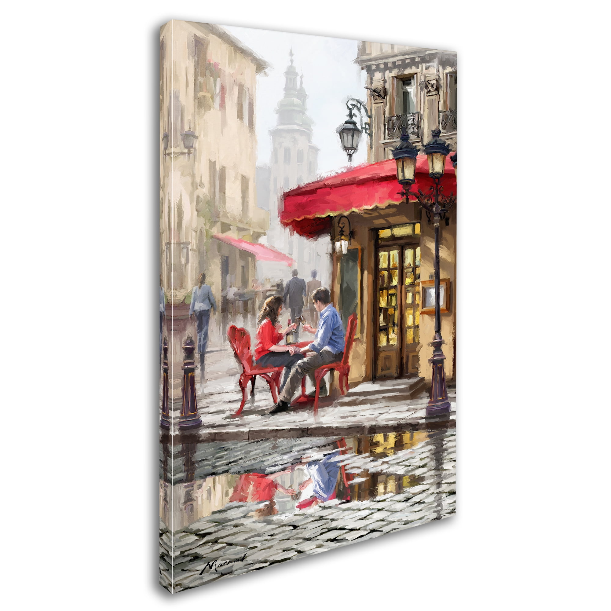 Trademark Fine Art 'Bistro' Canvas Art by The Macneil Studio