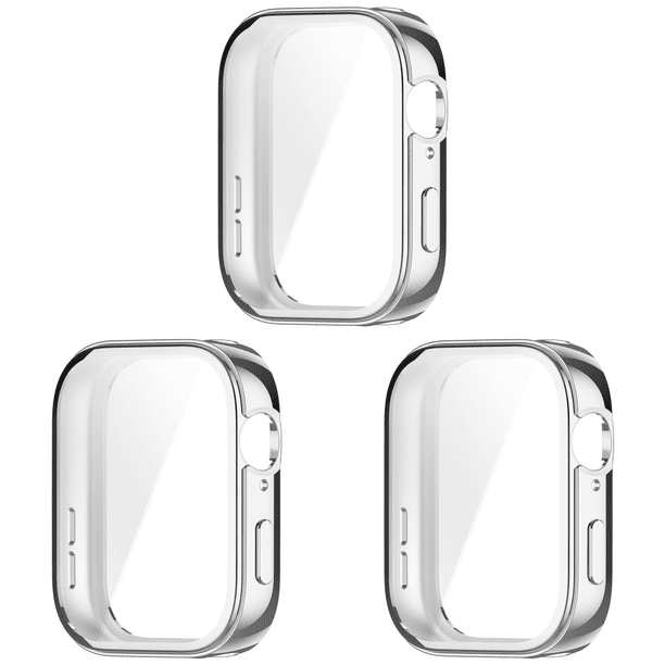 Funda TPU Protectora Pantalla Parachoques Suave para Huawei Watch Fit 3 (Plata)