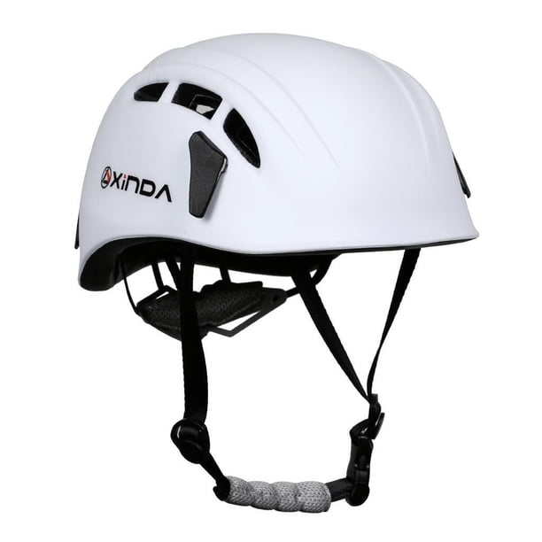 Minnieouse Casco de seguridad Escalada Espeleología Kayak Rappel Rescate Blanco Ropa, zapatos y accesorios Miscelánea