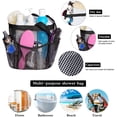 thumbnail image 4 of Carrito de ducha de malla portátil para dormitorio universitario con 8 bolsillos, carrito de ducha colgante de gran capacidad, bolsa de ducha de secado rápido para baño JAMW Sencillez, 4 of 5