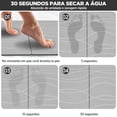 thumbnail image 3 of Tapete de Baño de Diatomeas Tapete de Piedra para el Baño Alfombra de Baño Antideslizante Superabsorbente con Secado Rápido y Fácil Limpieza (Gris Oscuro), 3 of 4