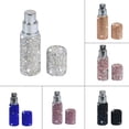 thumbnail image 4 of 10ml Crystal Perfume Spray Bottle Travel Refillable Bottles Mini Potable Bling Glitter Empty Cosmetic Containers Atomizer Bottle-Light Blue, 4 of 10