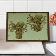thumbnail image 2 of Octopus Cutting Board, Cartoon Art Tribal Monster Kraken Ornament Illustrations Sea Creature Print, Decorative Tempered Glass Cutting and Serving Board, in 3 Sizes, by Ambesonne, 2 of 5
