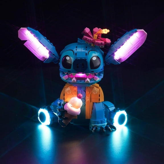 Upgraded Led Light Kit Compatible with Lego 43249 Stitch Toy Building Set, Lights Decoration Compatible with Lego 43249, Gift Idea for Girls, Boys