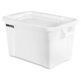 thumbnail image 3 of BRUTE Tote with Lid, 20 gal, 27.9w x 17.4d x 15.1h, White,, 3 of 8