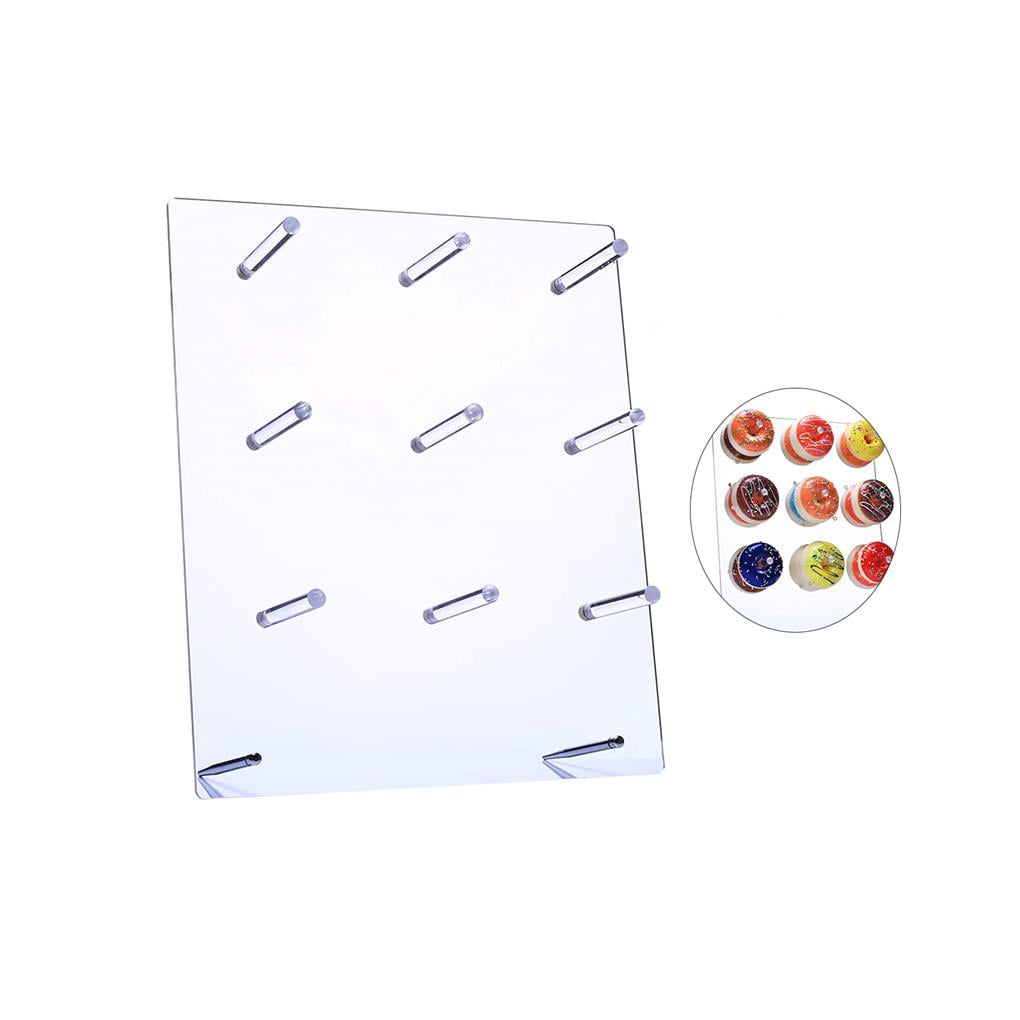 Acrylic Donut Holder Safe Donut Display Stand Transparent Donut Bracket