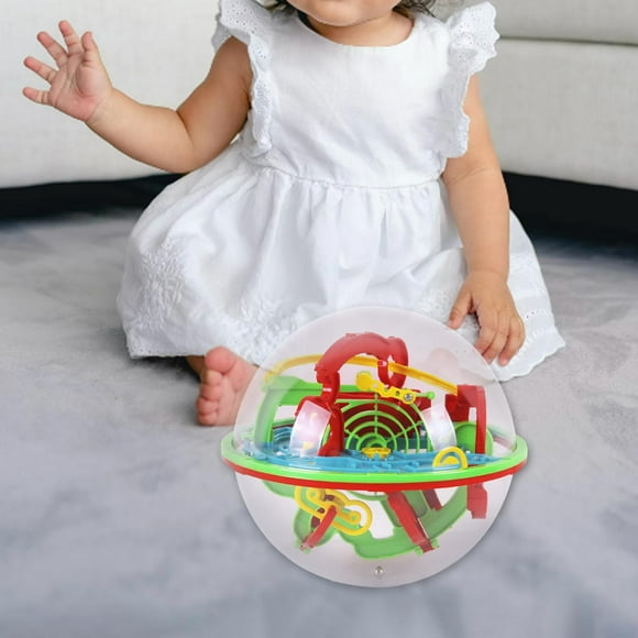 3D Labyrinth Ball Game Balance Maze 100 Barreras desafiantes para mantener a los alejados de computadora tanto para como Salvador Juguetes de laberinto para niños