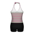 thumbnail image 4 of RXMEKW Plus Size Swim Top for Women with Built-In Bralette, Adjustable Straps and Split Back Design, Matching Bottoms for Beach or Pool, 4 of 7