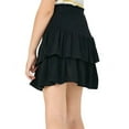 thumbnail image 2 of High Waist Elastic Girls Skirt With Shorts Kids Ruffle Skort, 2 of 5