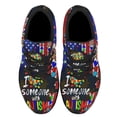 thumbnail image 2 of Love Autism Shoes Sneakers for Women Men Black Size 11, 2 of 7