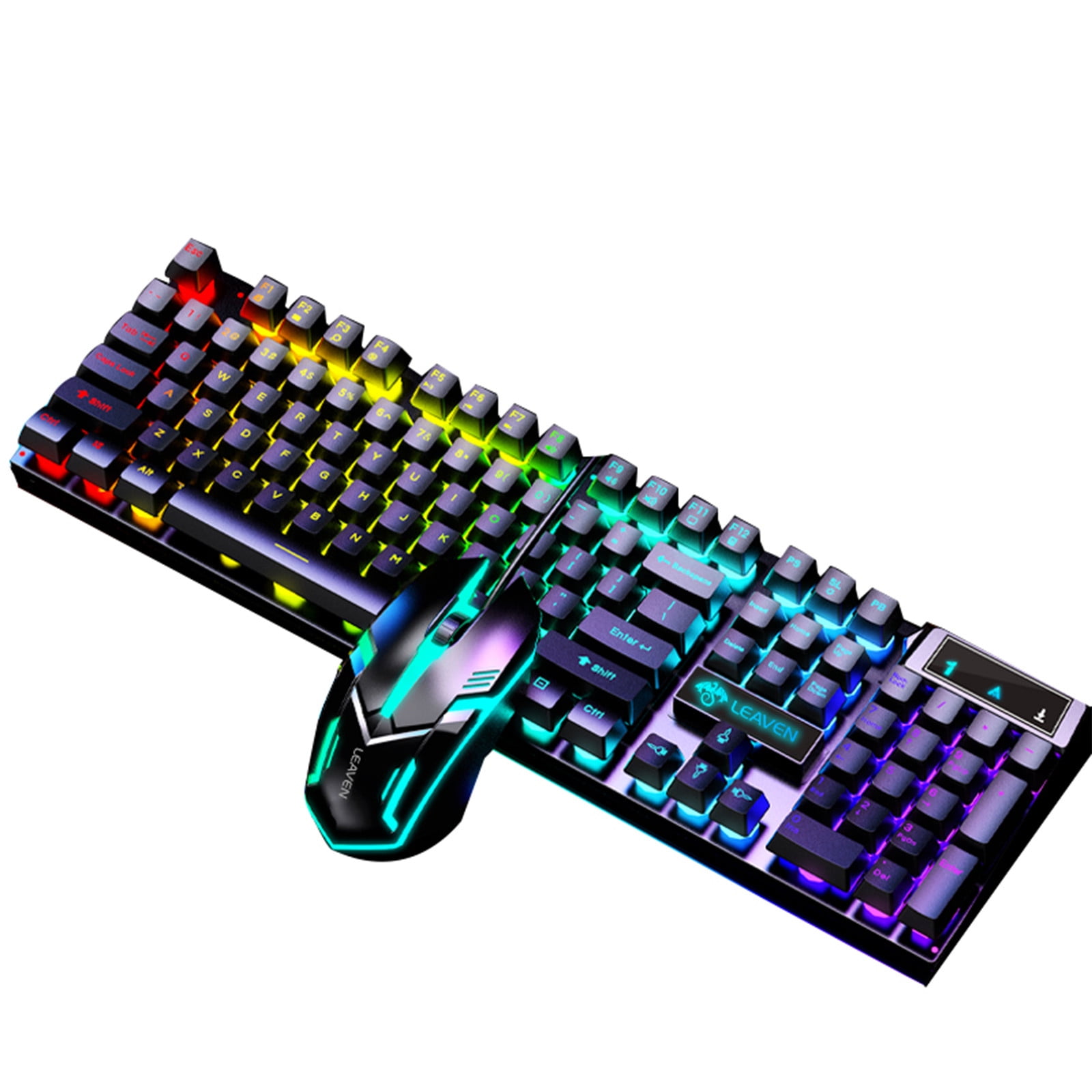 Keyboard And Mouse Led Wired Keyboard And Mice Combination,With
