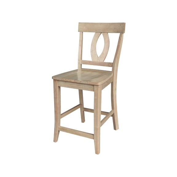 International Concepts Solid Wood Verona Counter Height Dining Stool - 24" Seat Height