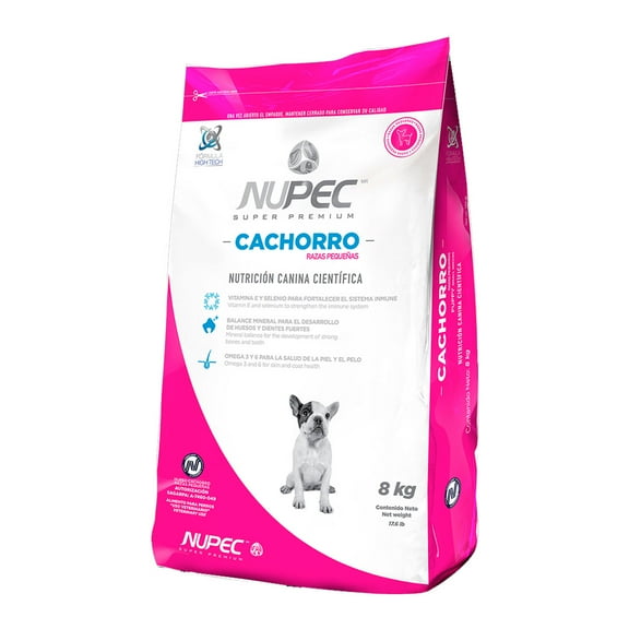 Croquetas para perro Nupec  Perro Cachorro Razas Pequeñas 8 Kg