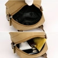 thumbnail image 3 of Tuobarr Crossbody Bags for Women Trendy, Multi-Pocket Zipper One-Shoulder Messenger Bag Nylon Cloth Mobile Phone Bag Khaki, 3 of 5