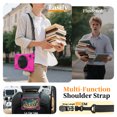 thumbnail image 3 of For Samsung Galaxy Tab A11 2025/Tab A9 2023 Case 8.7 inch (SM-X133/X135/ SM-X110/X115), 360 Hand Strap, Shoulder Strap, Kickstand, Rugged Drop Protection, Rose, 3 of 6