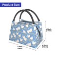 thumbnail image 2 of Fotbe Funny Chicken Bolsa Térmica Portátil con Estampado, Bolsa de Entrega de Alimentos Aislada, Bolsa Reutilizable de Gran Capacidad para Comidas y Supermercado, 2 of 6