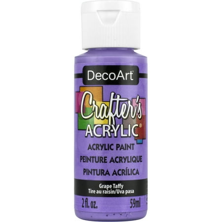 UPC: 0766218037381 | DecoArt Crafter s Acrylic Paint 2 oz. Grape Taffy