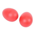 thumbnail image 3 of 1 Pair Plastic Percussion Musical Egg Maracas Shakers red, 3 of 8