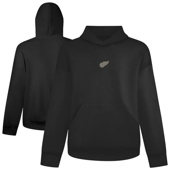 Men's Levelwear Black Detroit Red Wings Luxe Signature Copper Hoodie