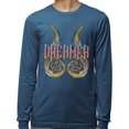 thumbnail image 2 of Wings Dreamer Long Sleeve Shirt Unisex X-Large Indigo Blue, 2 of 5