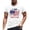 White, variant on Holiday Shirt for Men Independence Day Letter Print Plus Size Mens Clothing,Army Green,L