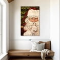 thumbnail image 2 of Elephant Stock Secret Santa Wall Art - Vertical Multi Panel Canvas - Living Room Wall Decor - Holiday Multi Panel - Red And Beige Decor By Patricia Pinto - 28" x 45", 2 of 8